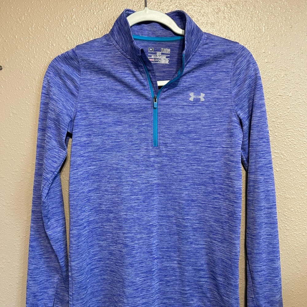 Under Armour Blue Quarter-Zip Pullover